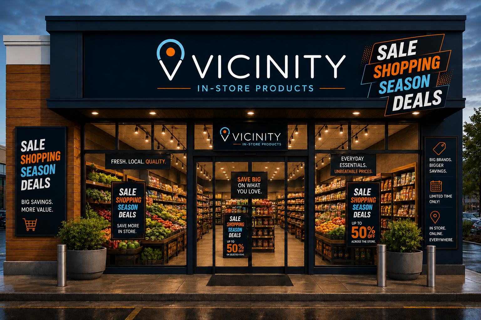 Vicinity in-store activation